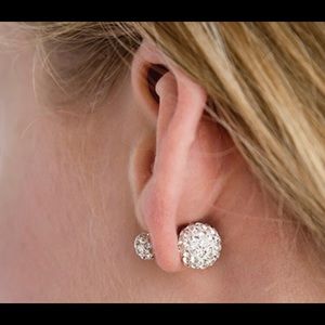 Roxy Crystal Double Park Lane Earrings